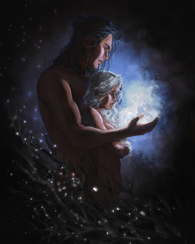 Official Illustration for Spark of the Everflame by Penn Cole
